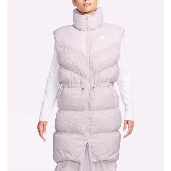 Nike Windrunner Therma-Fit Puffer Vest Coat Women Size XL Warm Winter Outerwear - Picture 1 of 16
